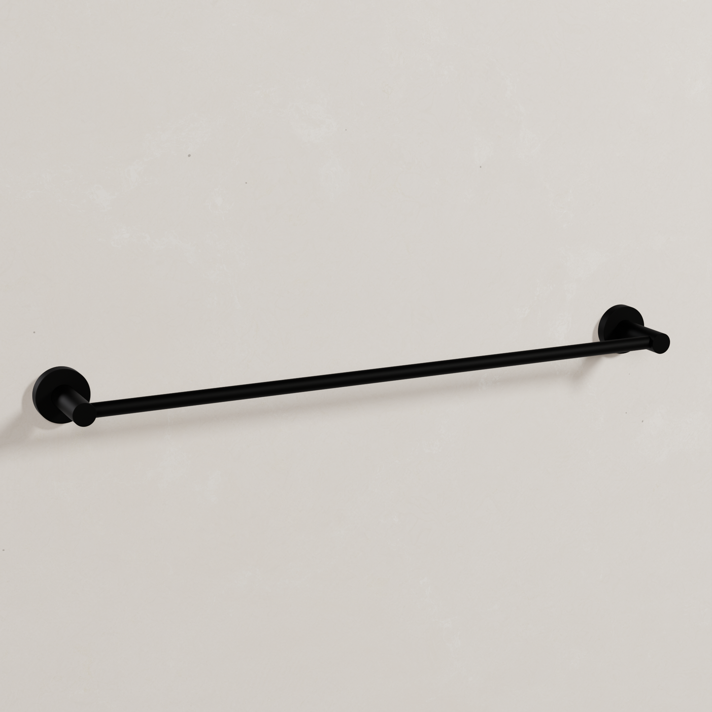 Ovia Milan 600mm Single Towel Rail in Matte Black (1/5)
