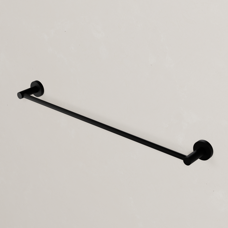 Ovia Milan 600mm Single Towel Rail in Matte Black (2/5)