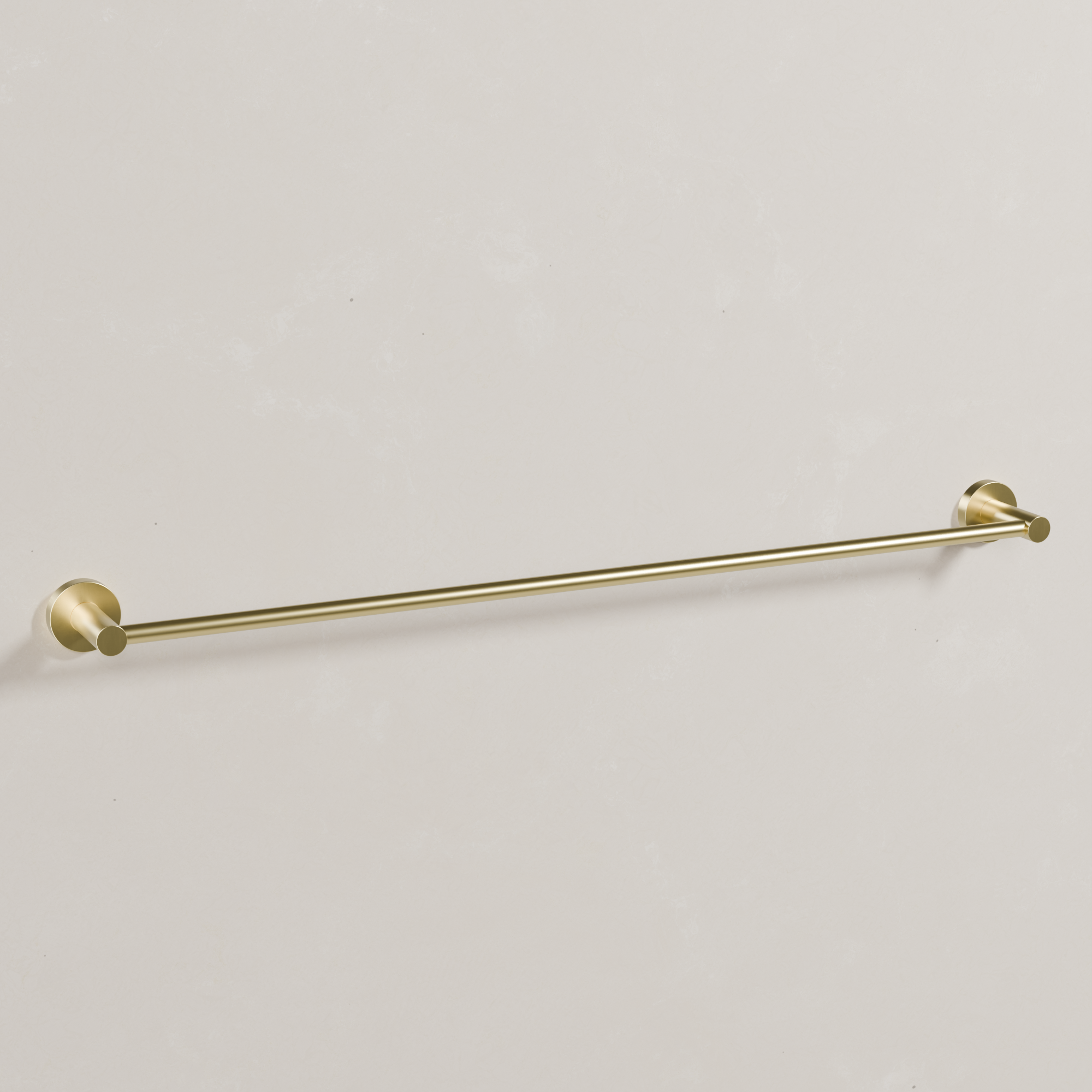 Ovia Milan 750mm Single Towel Rail in Brushed Gold (1/5)
