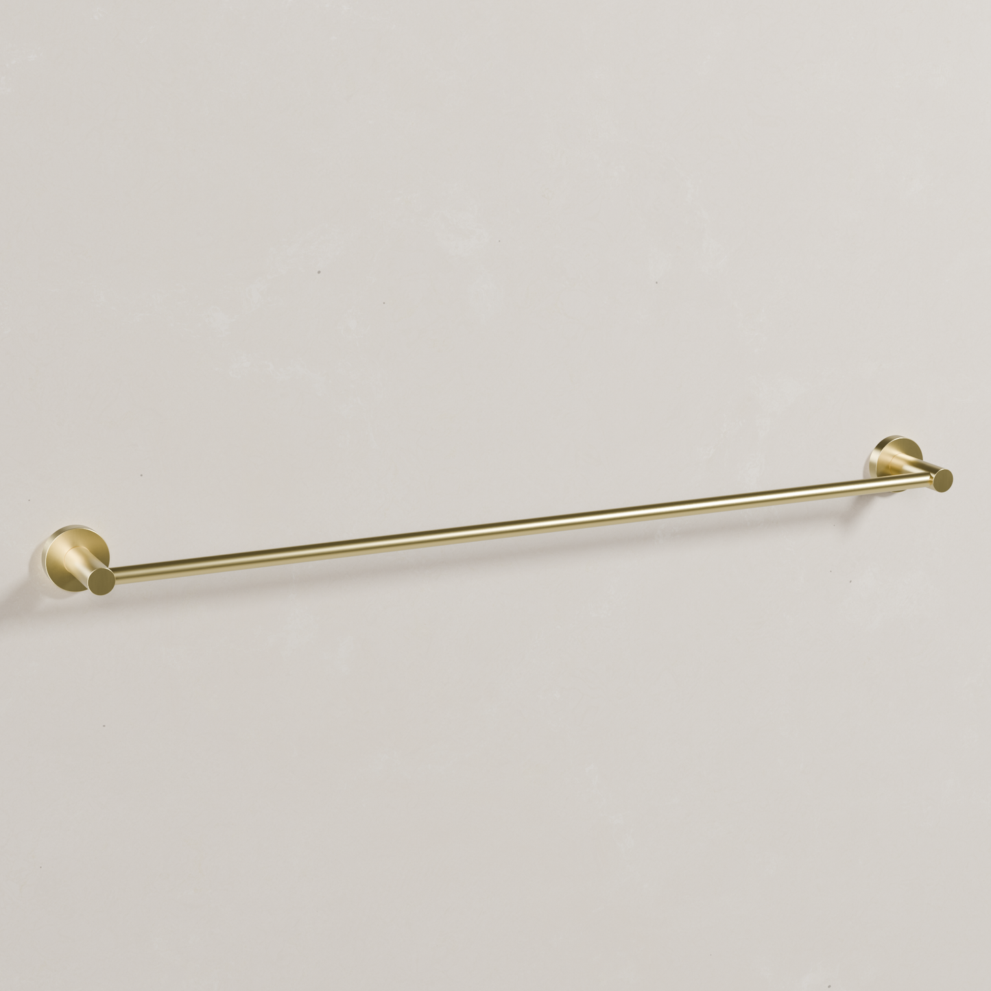 Ovia Milan 750mm Single Towel Rail in Brushed Gold (1/5)