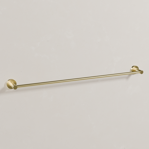 Ovia Milan 750 Single Towel Rail Brushed Gold