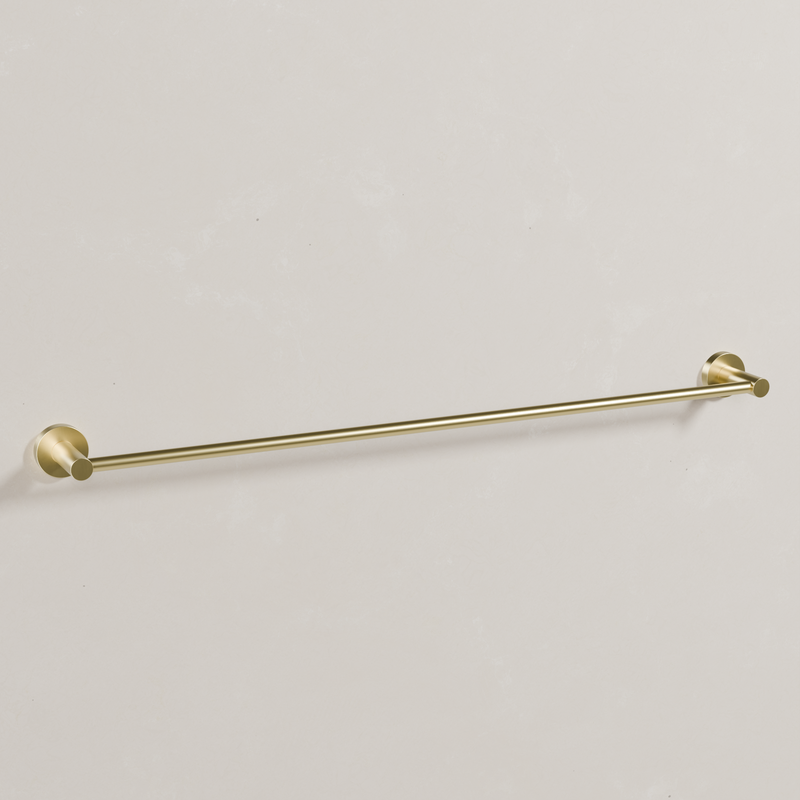 Ovia Milan 750mm Single Towel Rail in Brushed Gold (1/5)