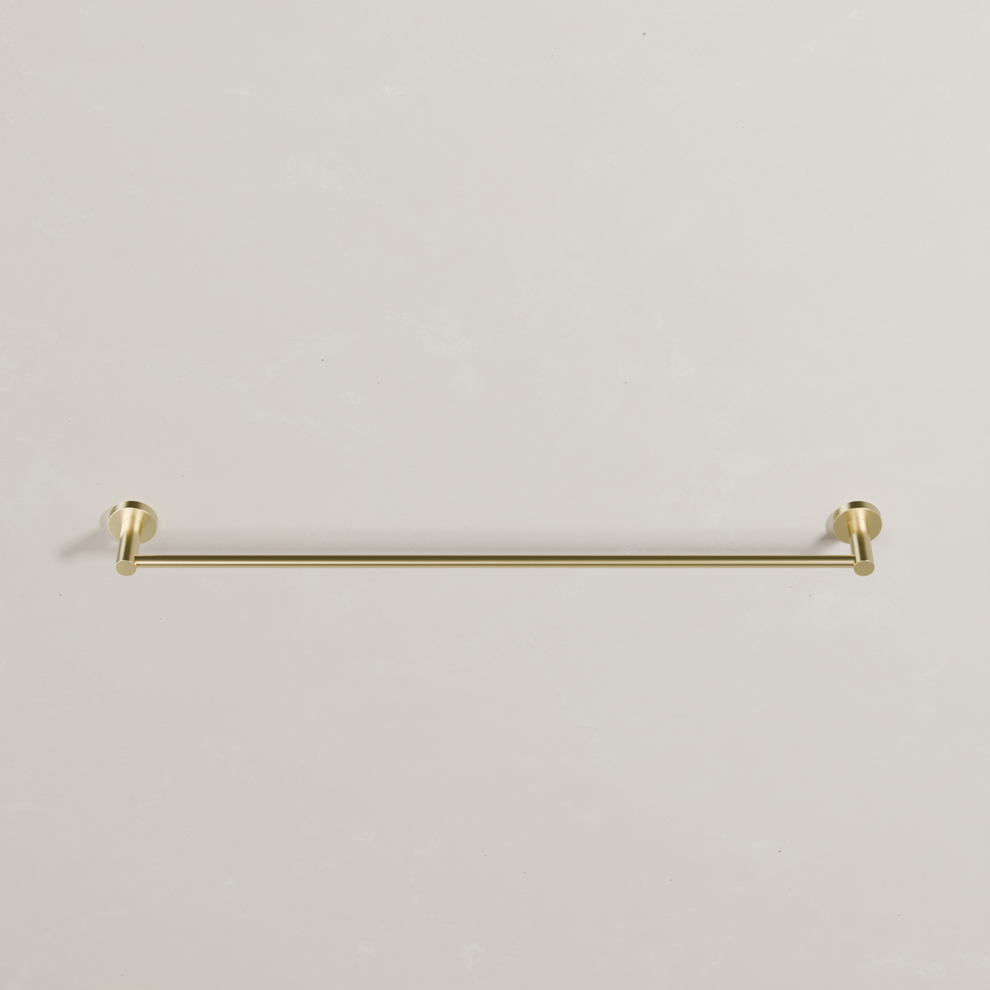 Ovia Milan 750mm Single Towel Rail in Brushed Gold (3/5)