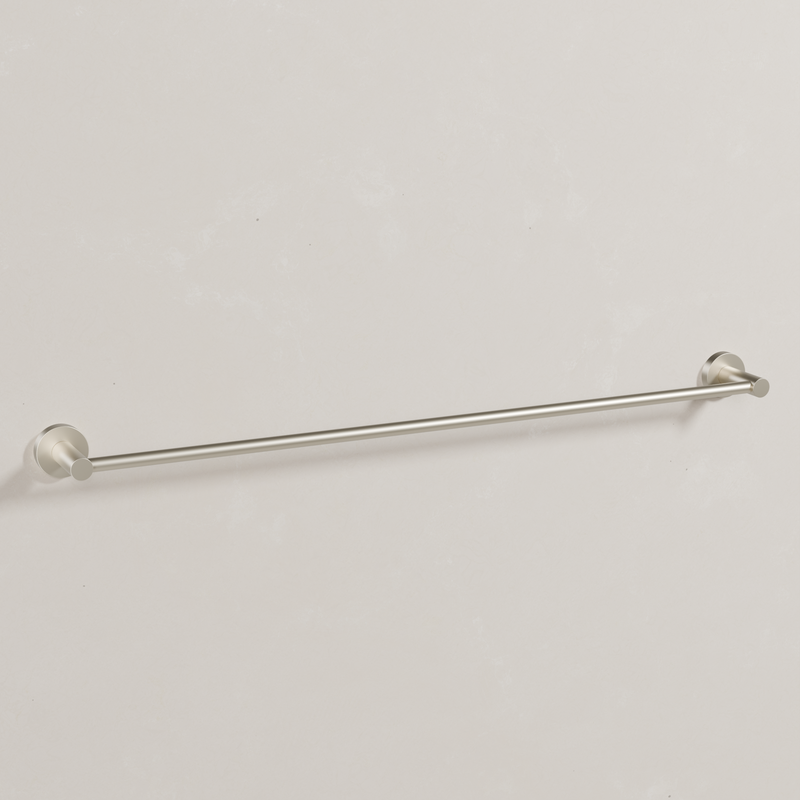 Ovia Milan 750mm Single Towel Rail in Brushed Nickel (1/5)
