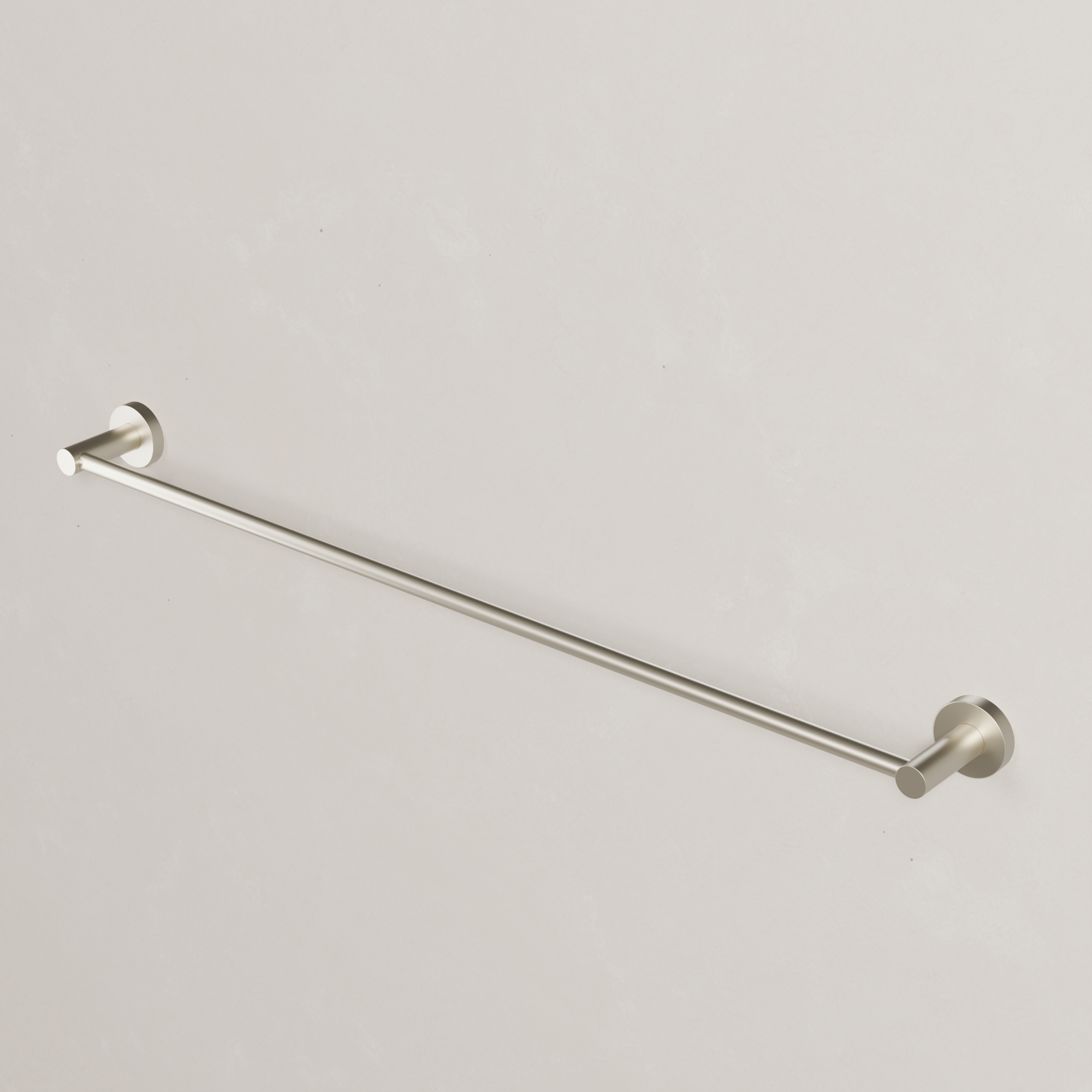 Ovia Milan 750mm Single Towel Rail in Brushed Nickel (2/5)