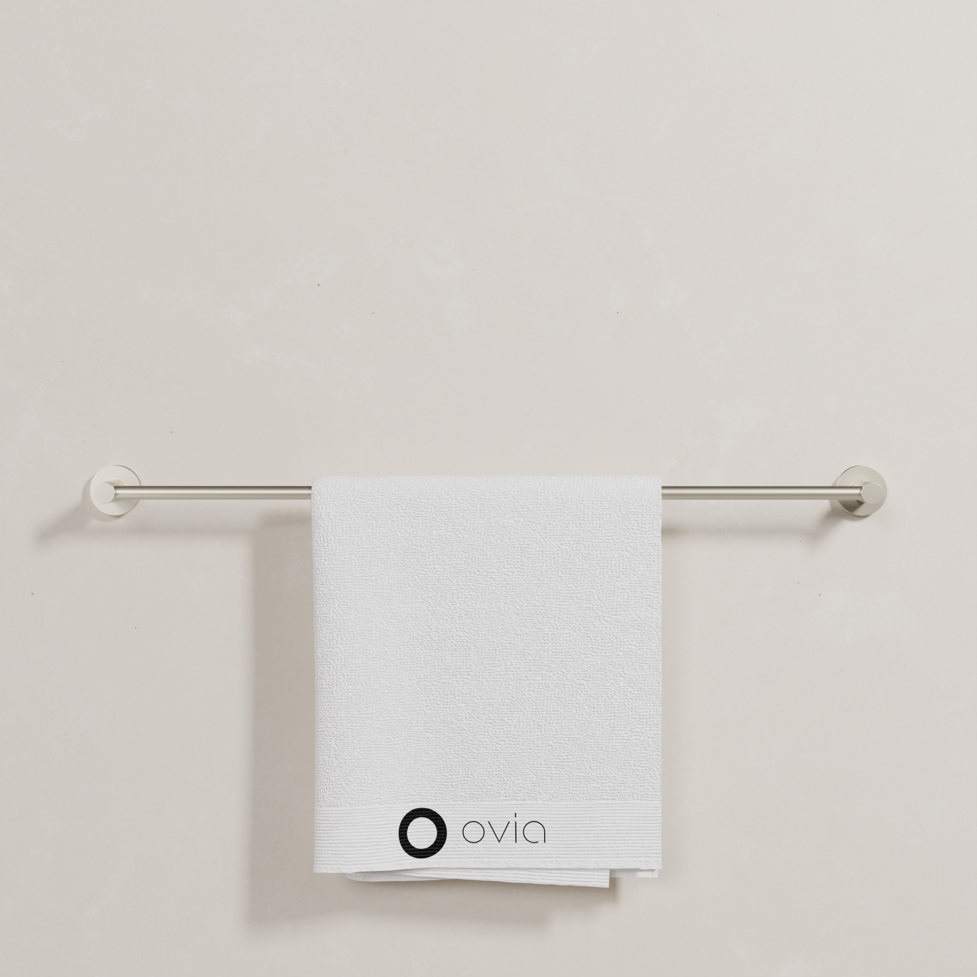 Ovia Milan 750mm Single Towel Rail in Brushed Nickel (5/5)