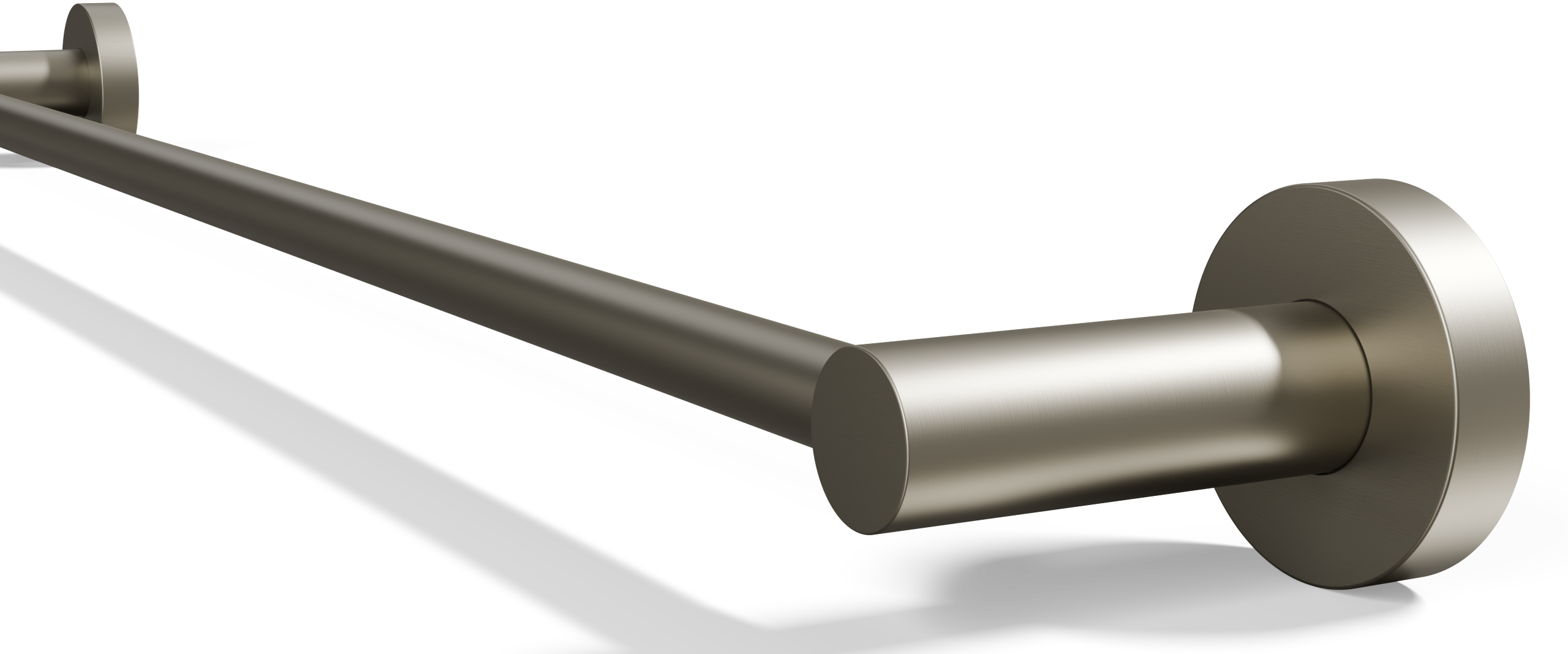 Ovia Milan 750 Single Towel Rail Brushed Nickel — material