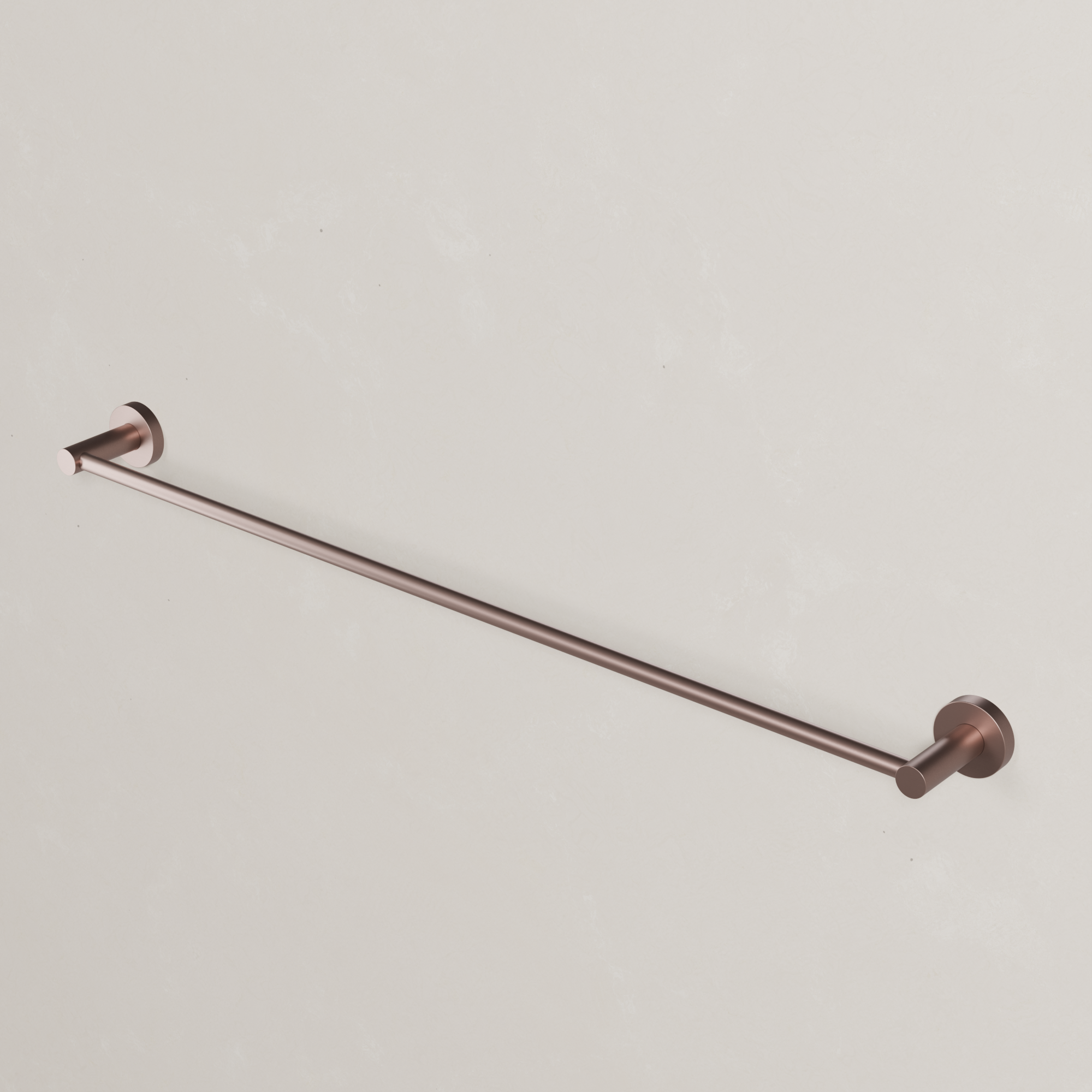 Ovia Milan 750mm Single Towel Rail in Champagne (2/5)