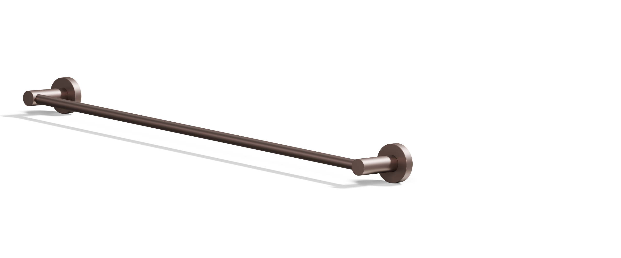 Ovia Milan 750 Single Towel Rail Champagne — detail