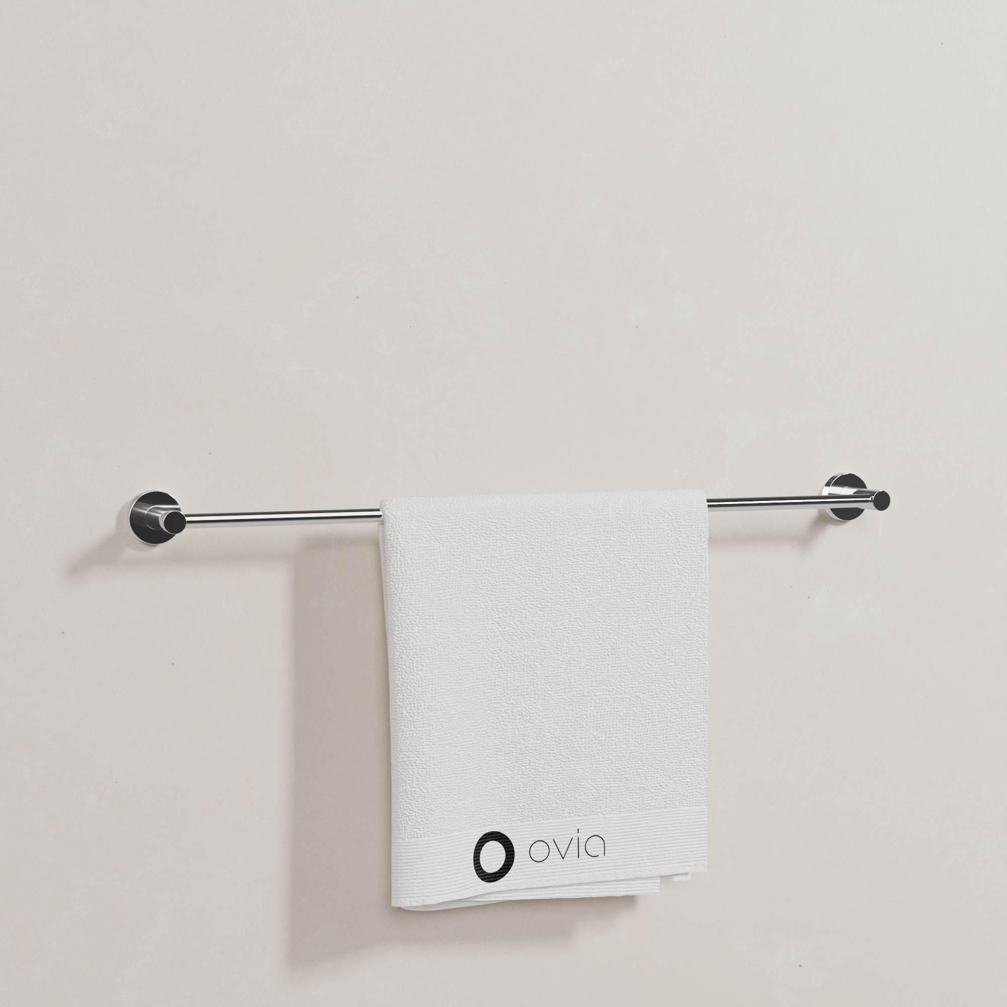 Ovia Milan 750mm Single Towel Rail in Chrome (4/5)