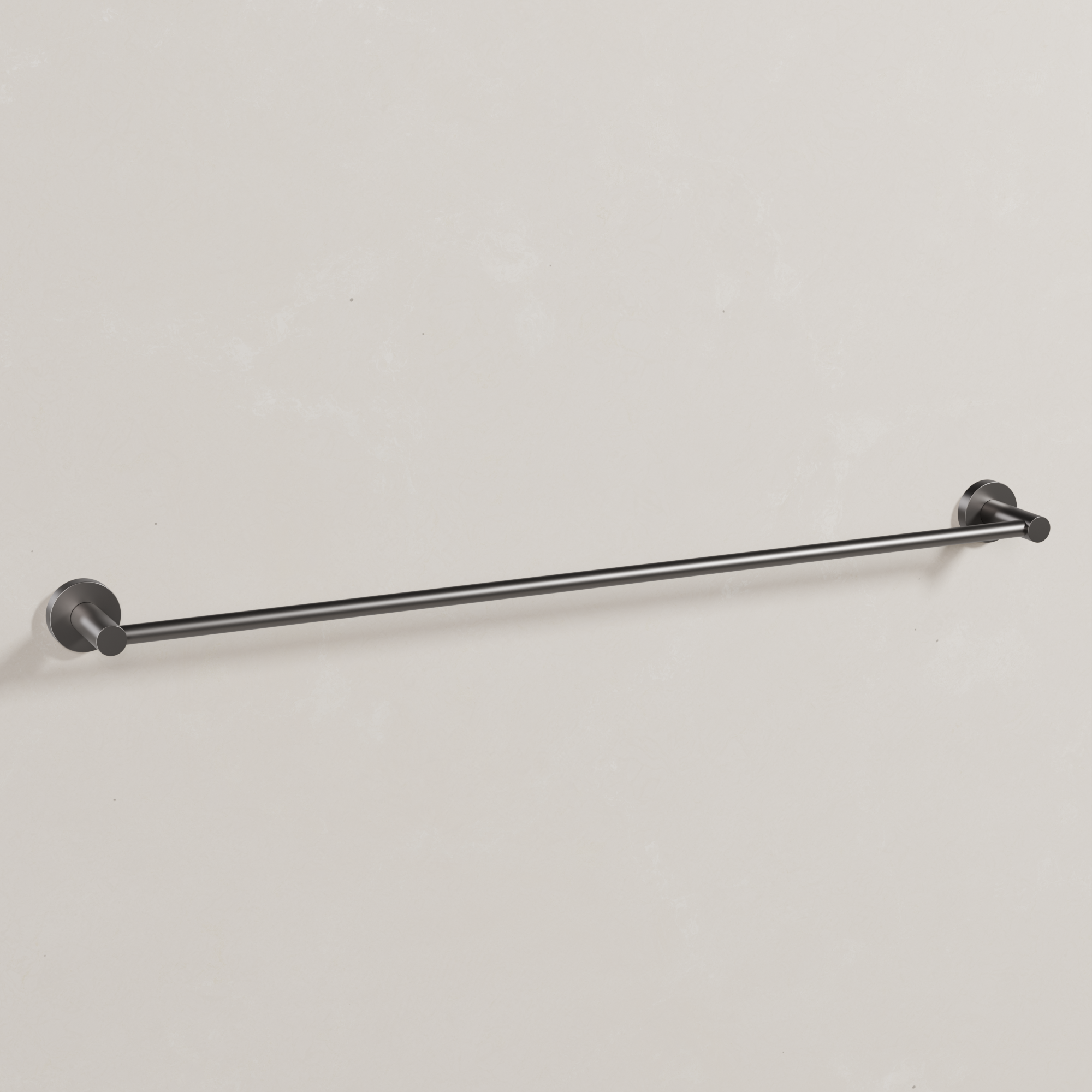 Ovia Milan 750mm Single Towel Rail in Gun Metal (1/5)
