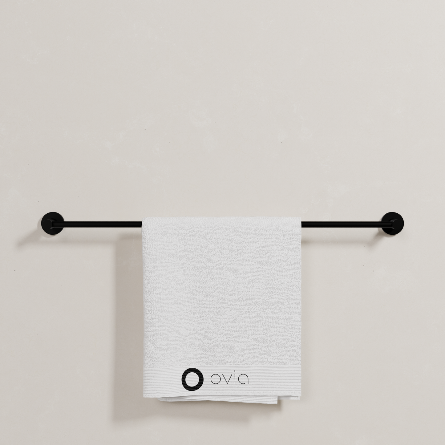 Ovia Milan 750mm Single Towel Rail in Matte Black (5/5)