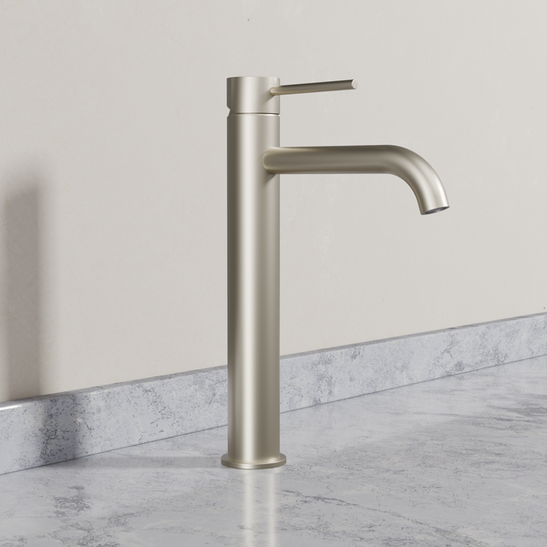 Ovia Milan Tall Basin Mixer Brushed Nickel