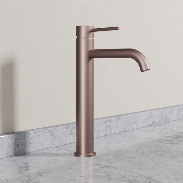 Ovia Milan Tall Basin Mixer Champagne