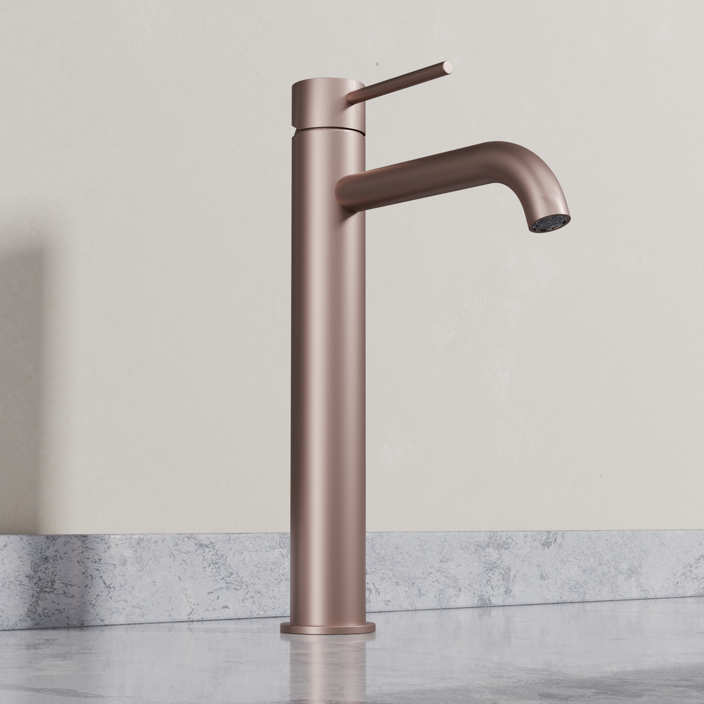 Ovia Milan Tall Basin Mixer in Champagne (2/5)