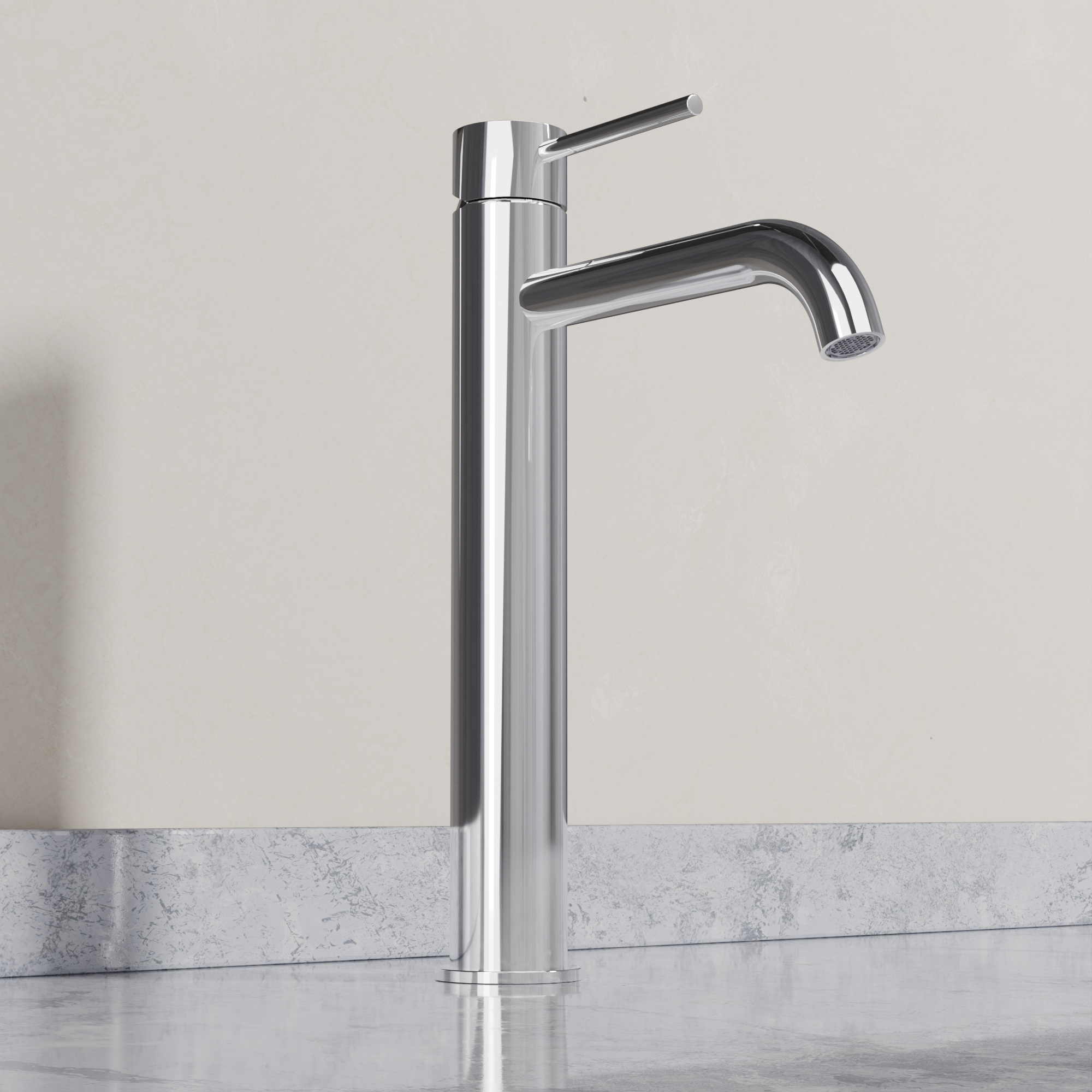 Ovia Milan Tall Basin Mixer in Chrome (2/5)