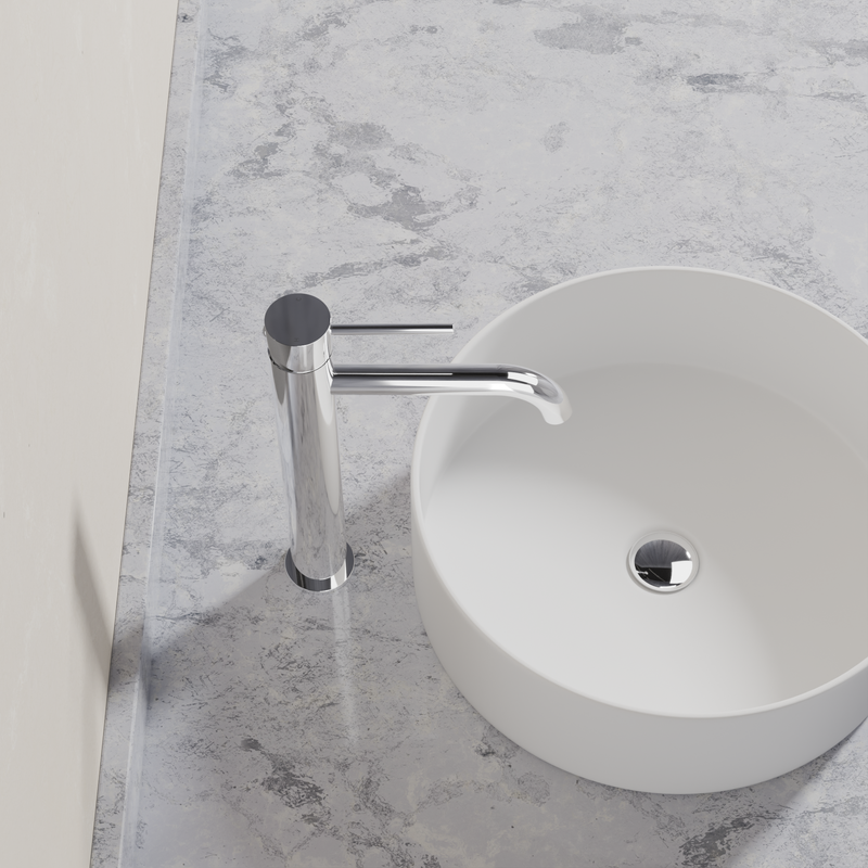 Ovia Milan Tall Basin Mixer in Chrome (4/5)