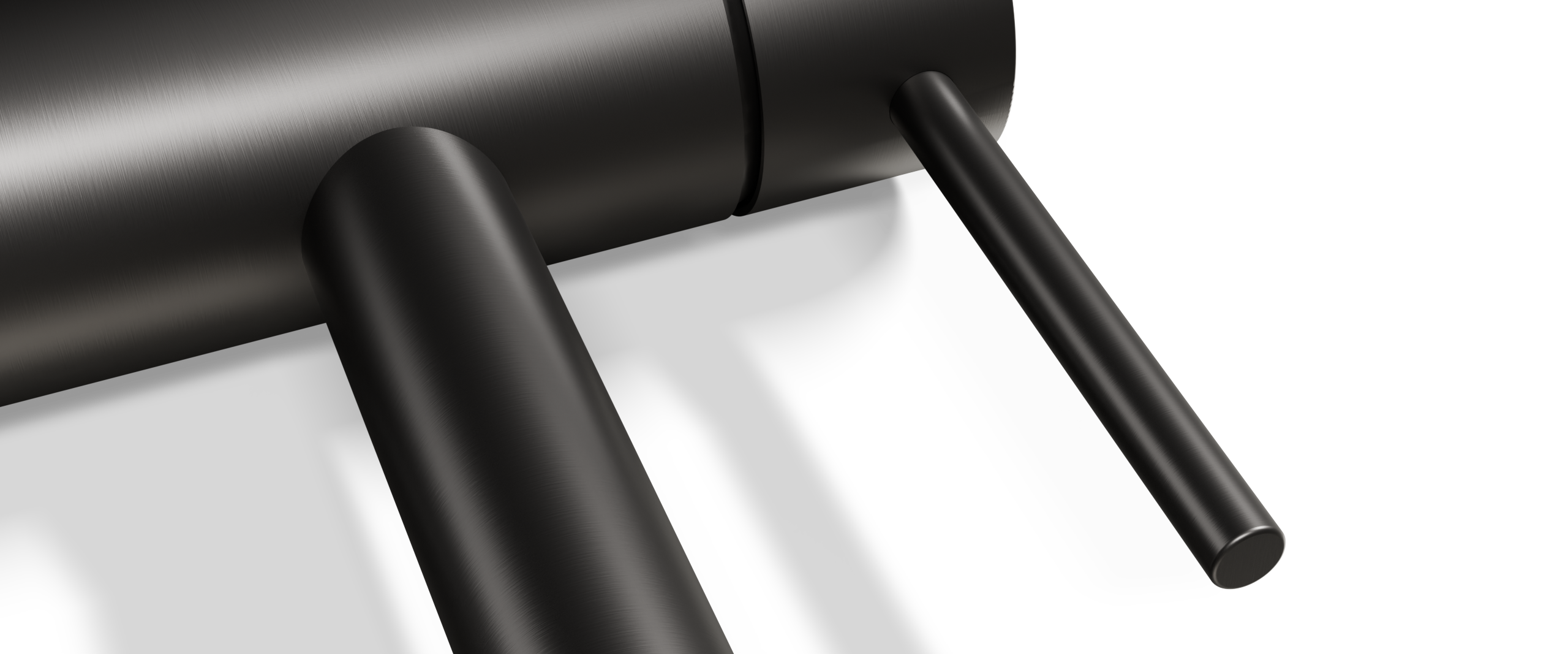 Ovia Milan Tall Basin Mixer Gun Metal — material