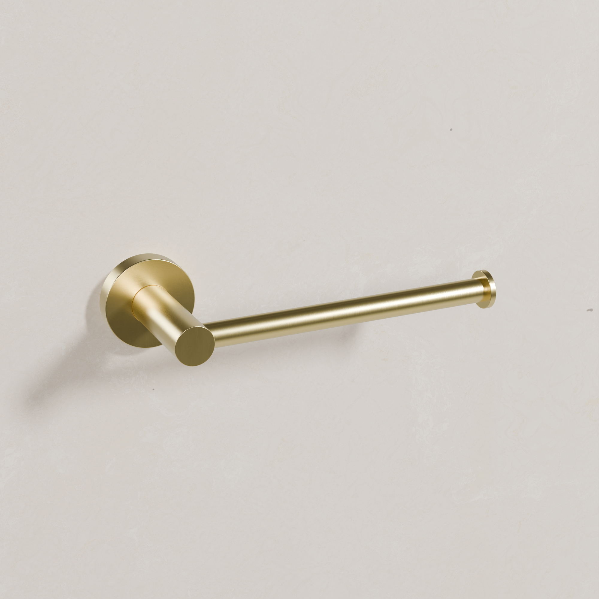 Ovia Milan Toilet Roll Holder in Brushed Gold (1/3)