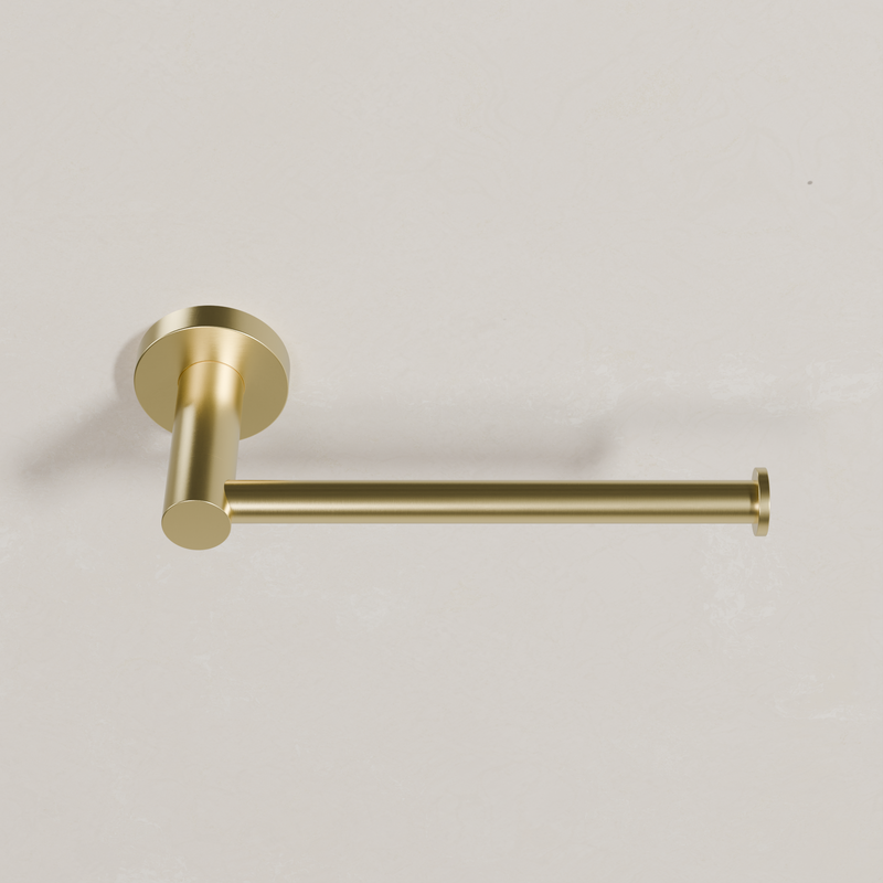 Ovia Milan Toilet Roll Holder in Brushed Gold (3/3)