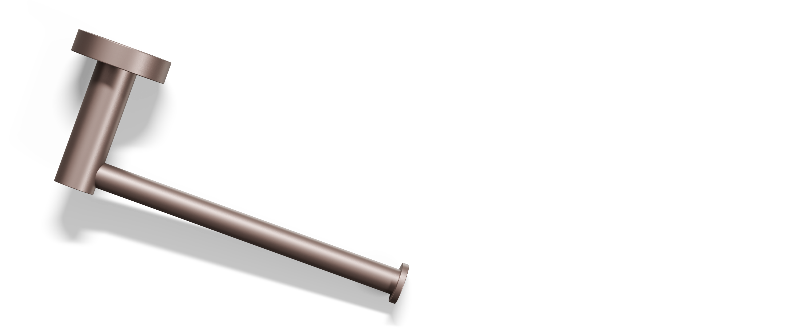 Ovia Milan Toilet Roll Holder Champagne — full system