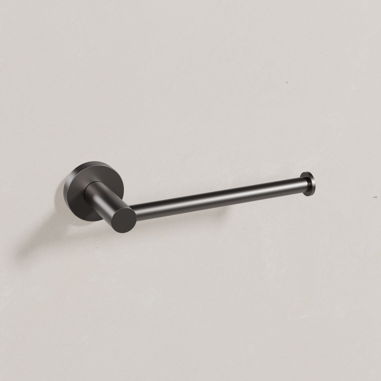 Ovia Milan Toilet Roll Holder in Gun Metal (1/3)