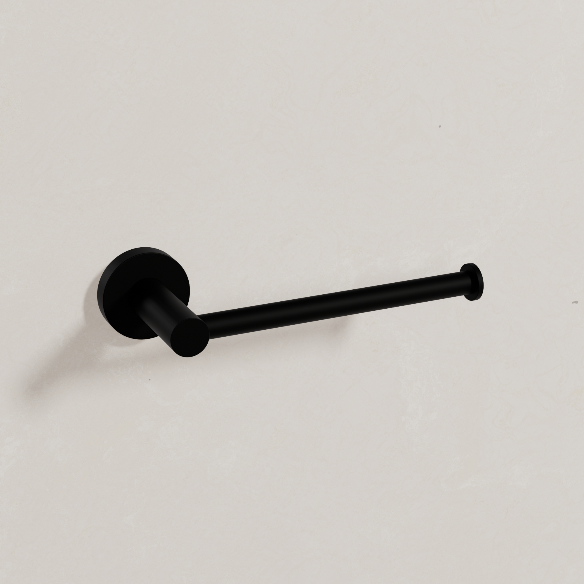 Ovia Milan Toilet Roll Holder in Matte Black (1/3)