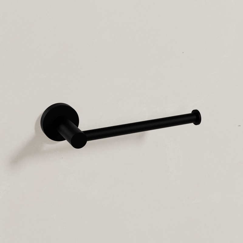 Ovia Milan Toilet Roll Holder in Matte Black (1/3)
