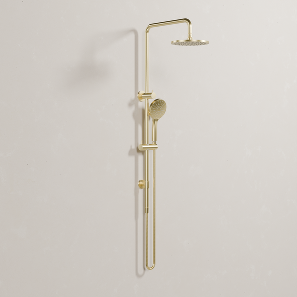 Ovia Milan Twin Shower Brushed Gold