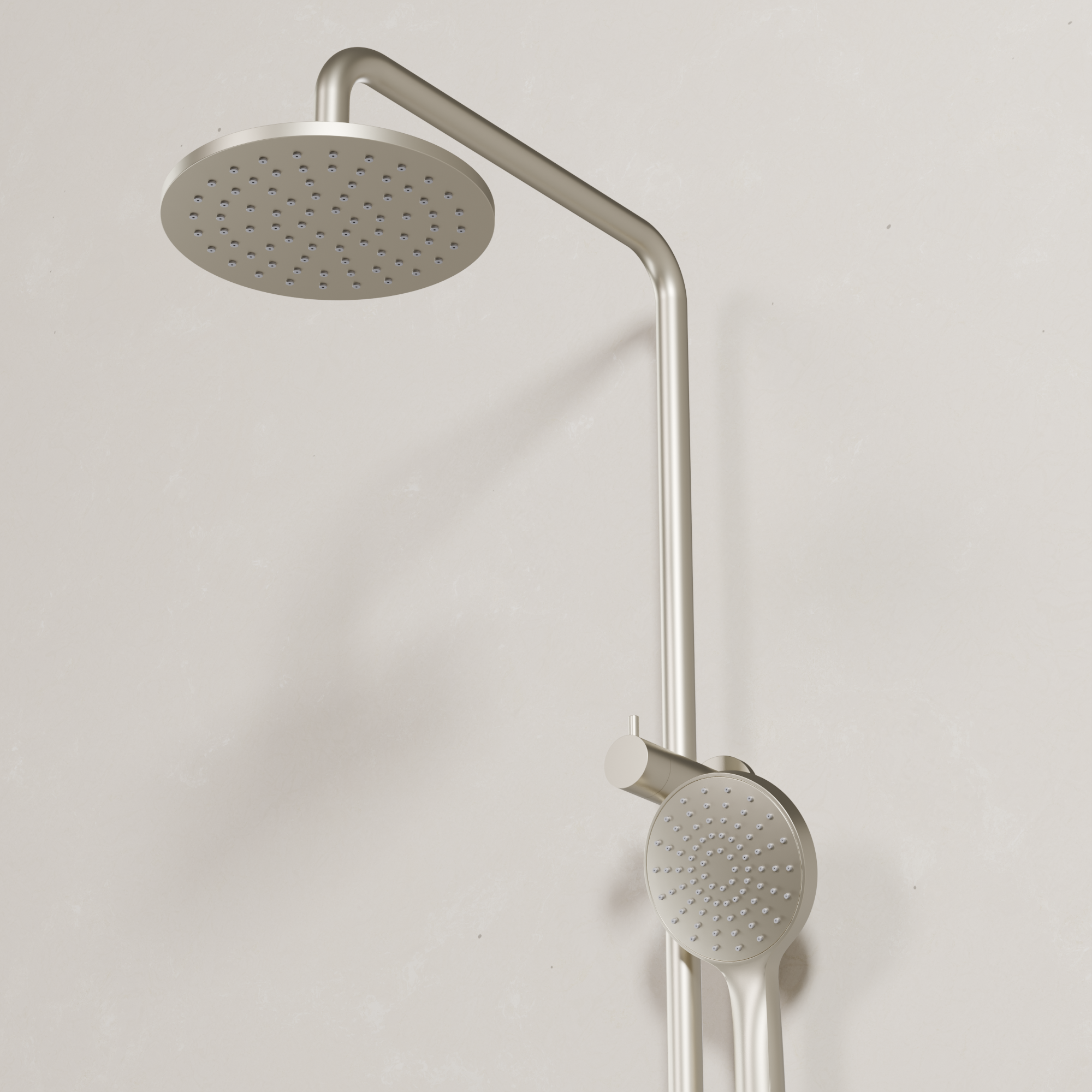 Ovia Milan Twin Shower in Brushed Nickel (3/3)