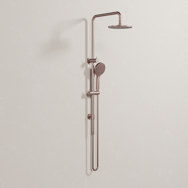 Ovia Milan Twin Shower Champagne
