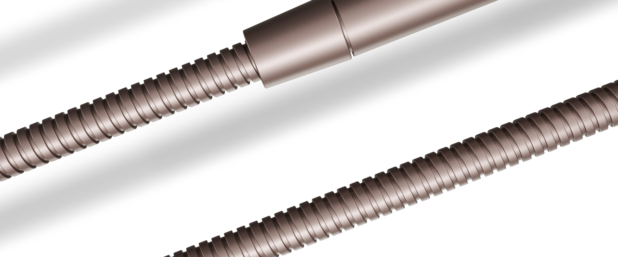Ovia Milan Twin Shower Champagne — material