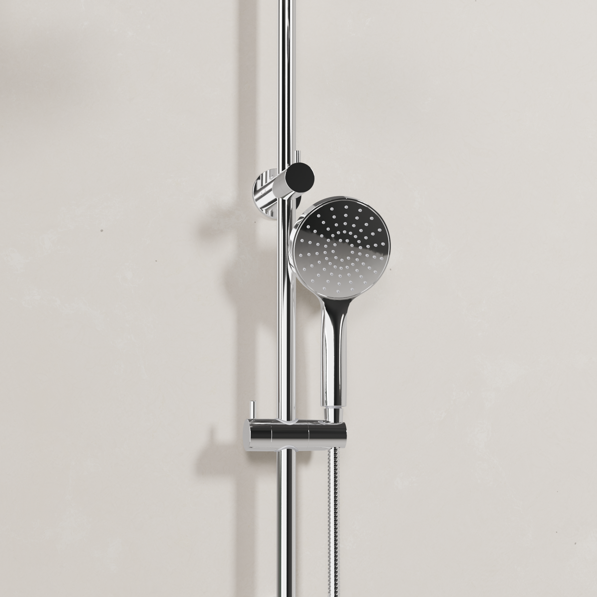 Ovia Milan Twin Shower in Chrome (2/3)