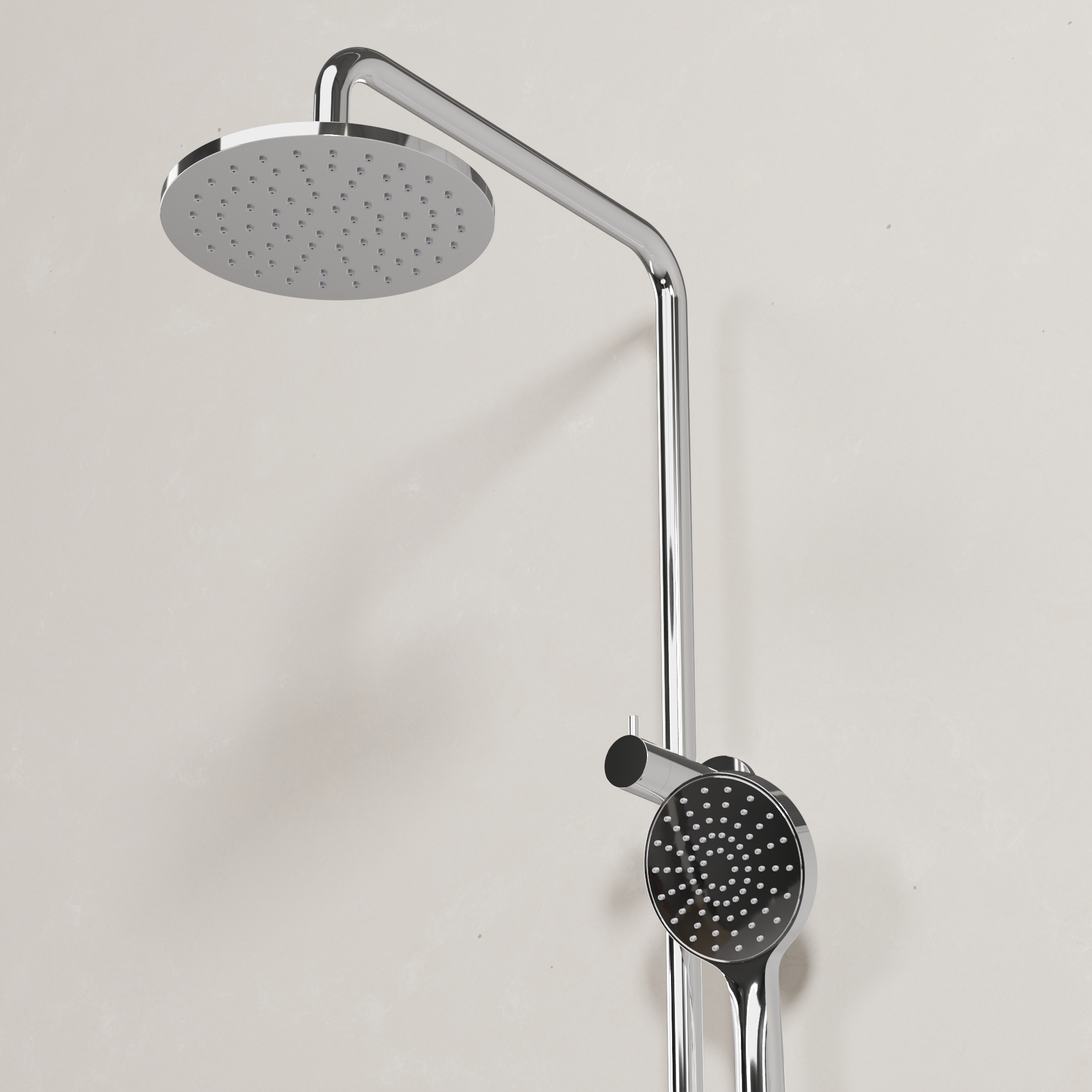 Ovia Milan Twin Shower in Chrome (3/3)