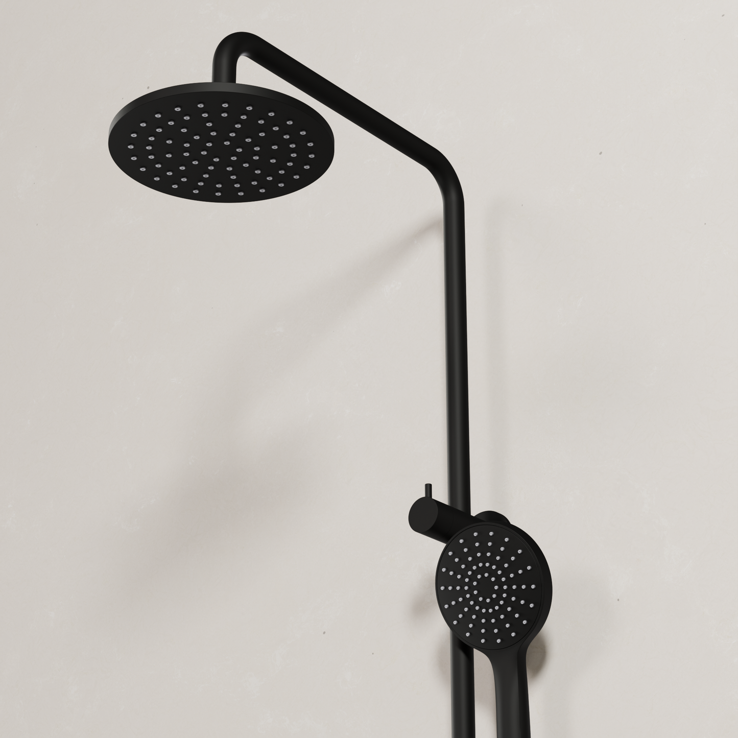 Ovia Milan Twin Shower in Matte Black (3/3)