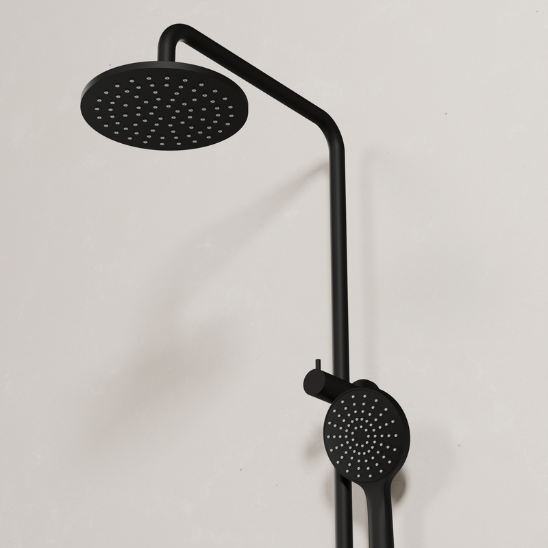 Ovia Milan Twin Shower in Matte Black (3/3)