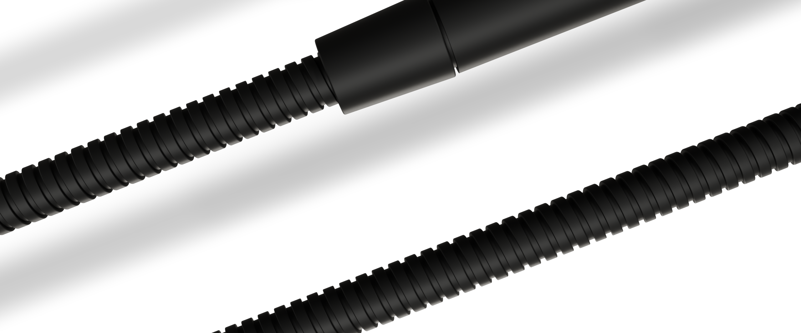 Ovia Milan Twin Shower Matte Black — material