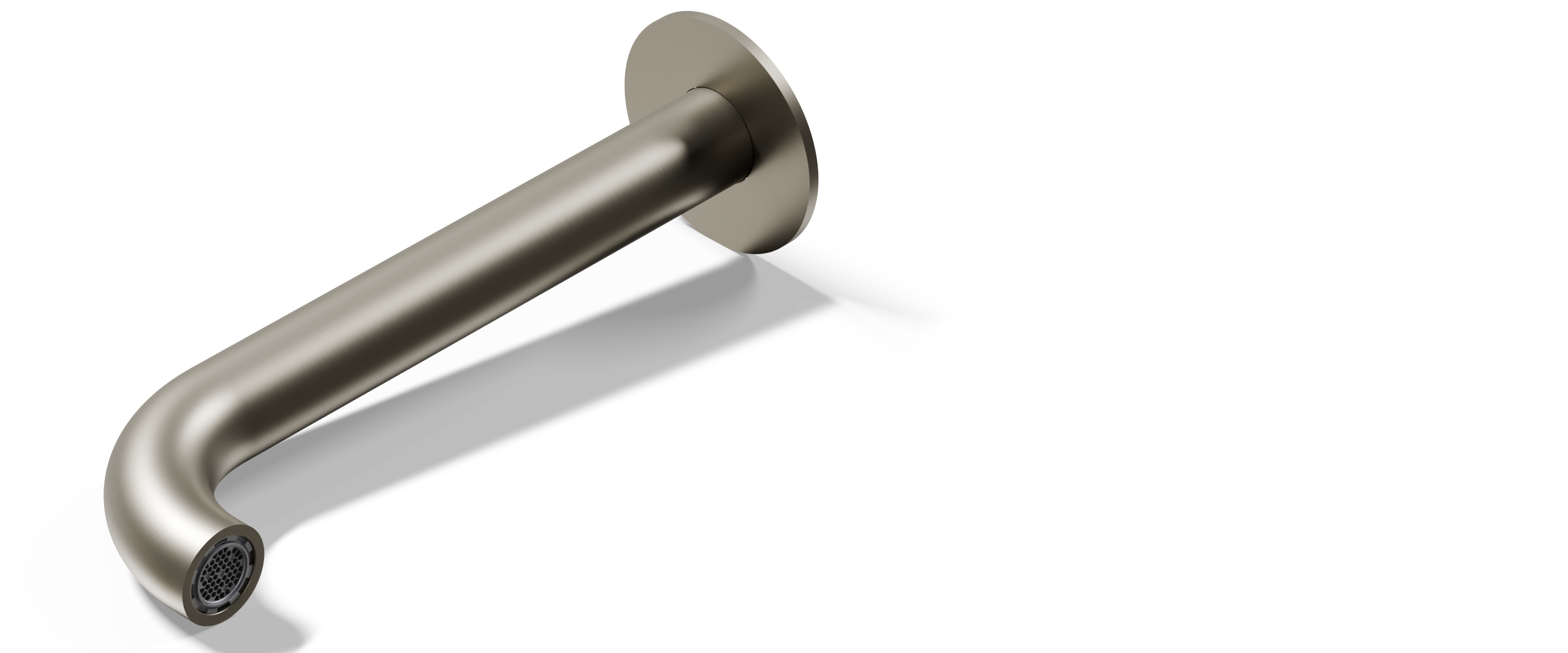Ovia Milan Bath/Basin Spout Brushed Nickel — detail