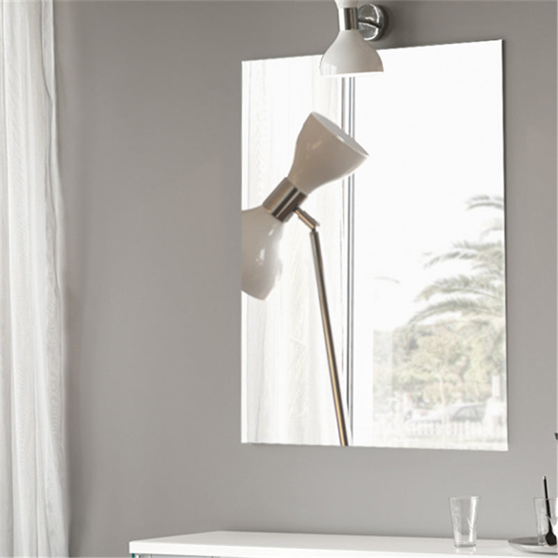 450x600mm Plain Bathroom Mirror Pencil Edge Wall Mounted Vertical or Horizontal