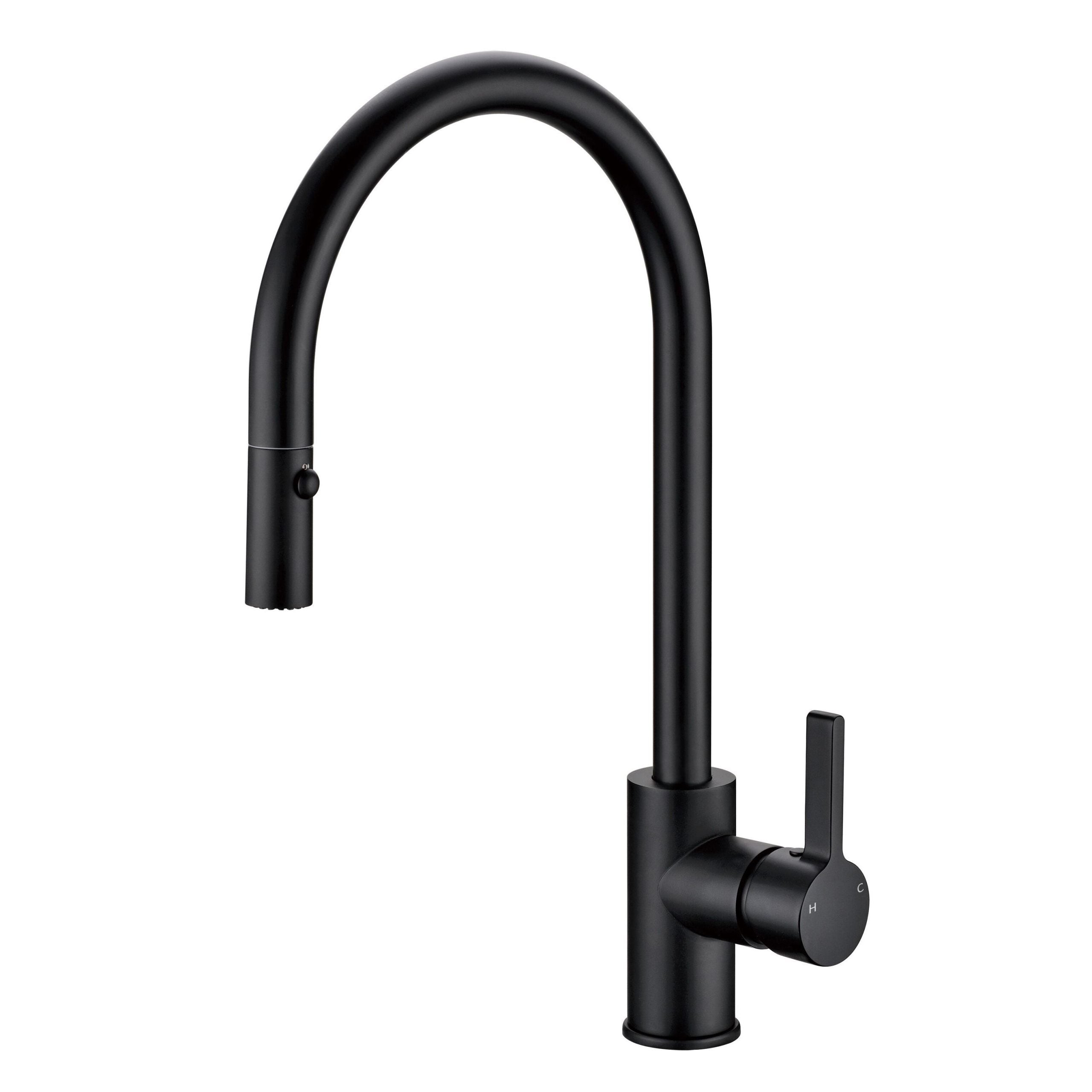 Morgan Pull Out Kitchen Mixer Matte Black