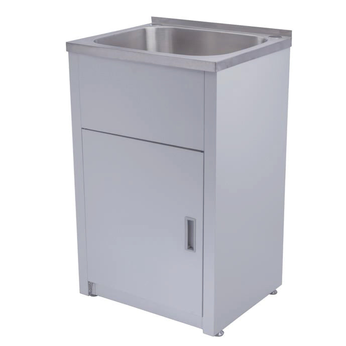 453x557x900mm 35L Stainless Steel Laundry Tub Cabinet Freestanding