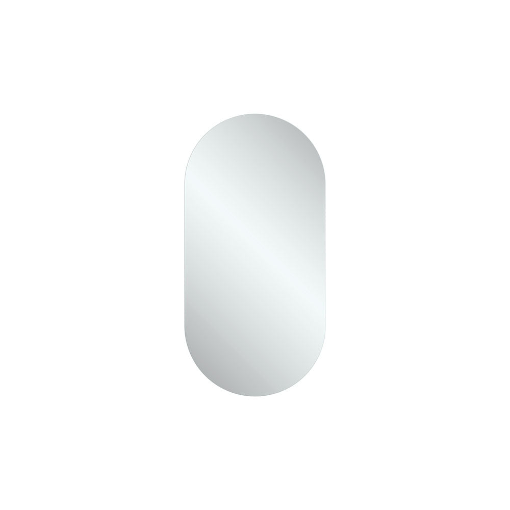 450 x 900mm Pill Oval Shaped Mirror Pencil Edge Copper Free