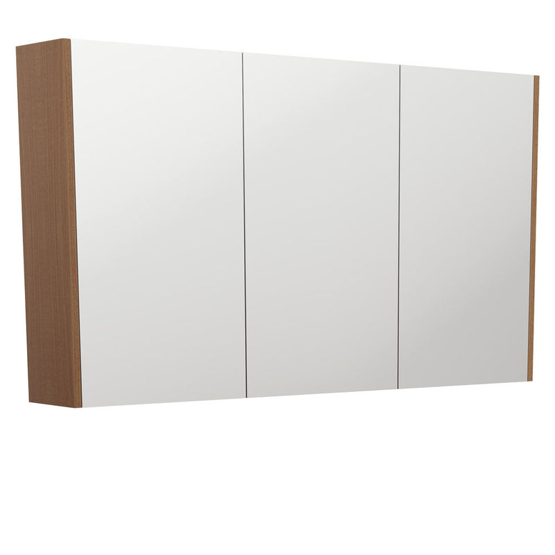 FIENZA 1200 Mirror Cabinet with Walnut Side Panels