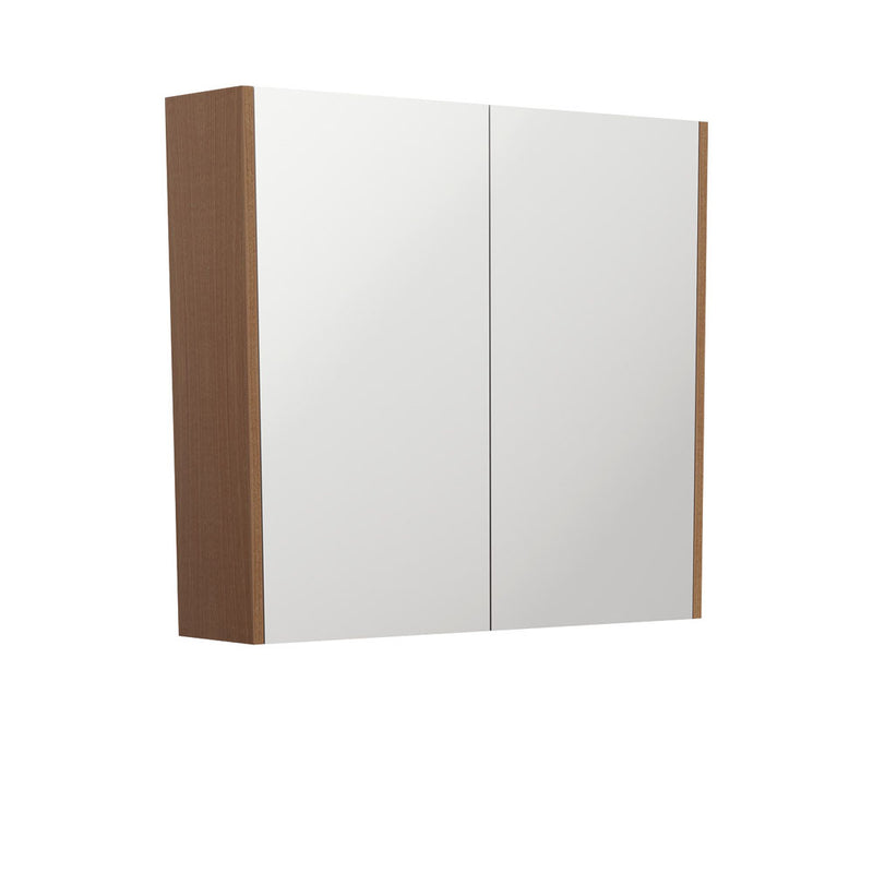 750 Mirror Cabinet with Walnut Side Panels - FIENZA