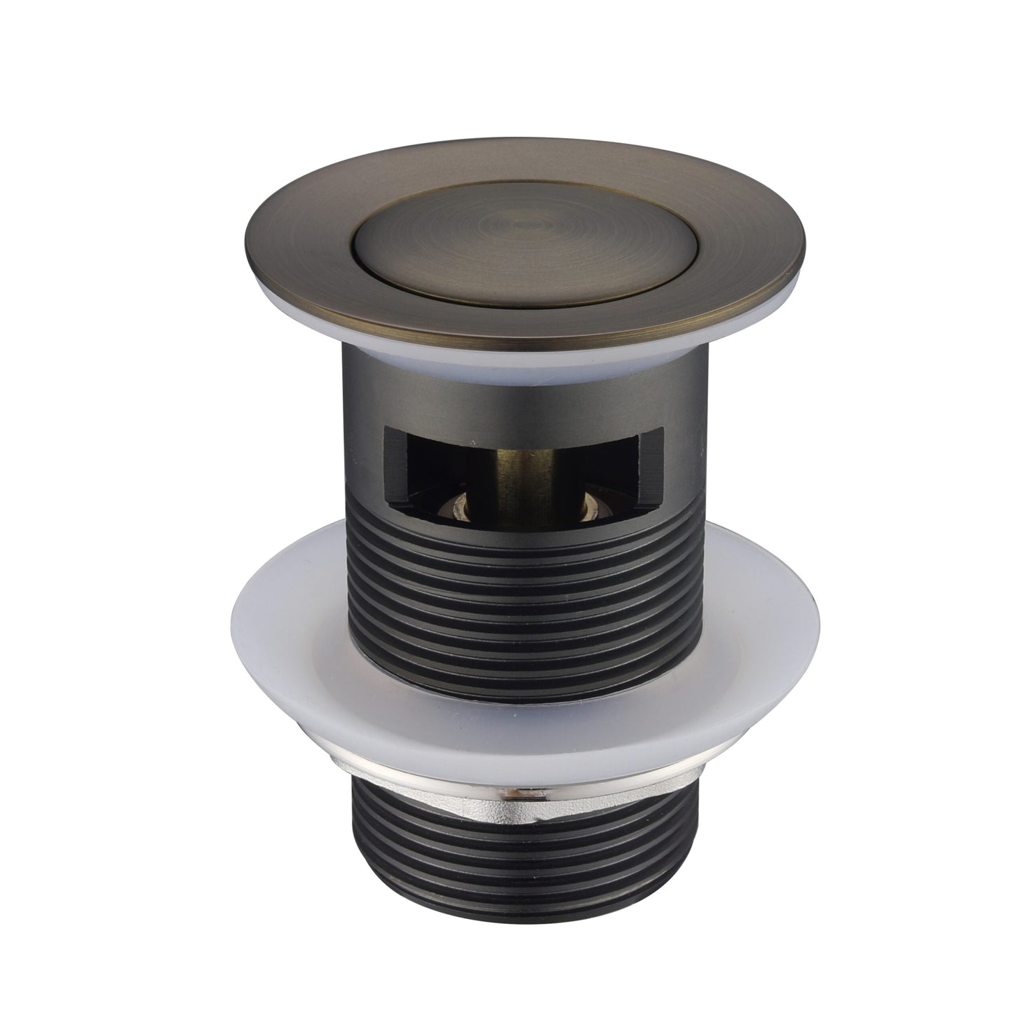 Star Mini Pop Up Waste 32mm With Overflow Antique Brass