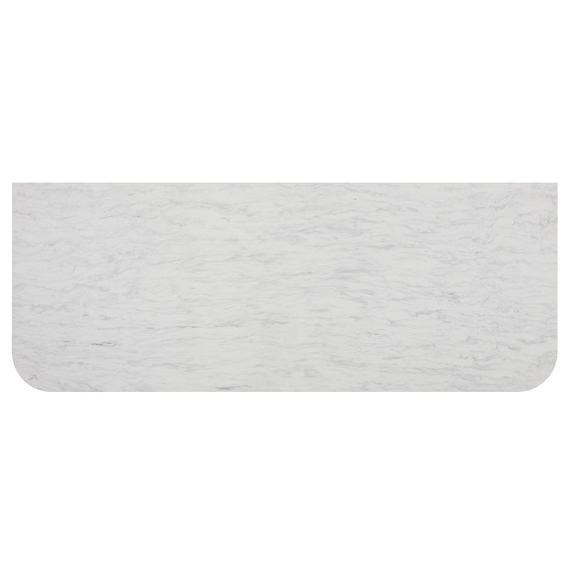 Fienza Polar Sacco Silica Free Stone Vanity Benchtop, Curved Full Depth