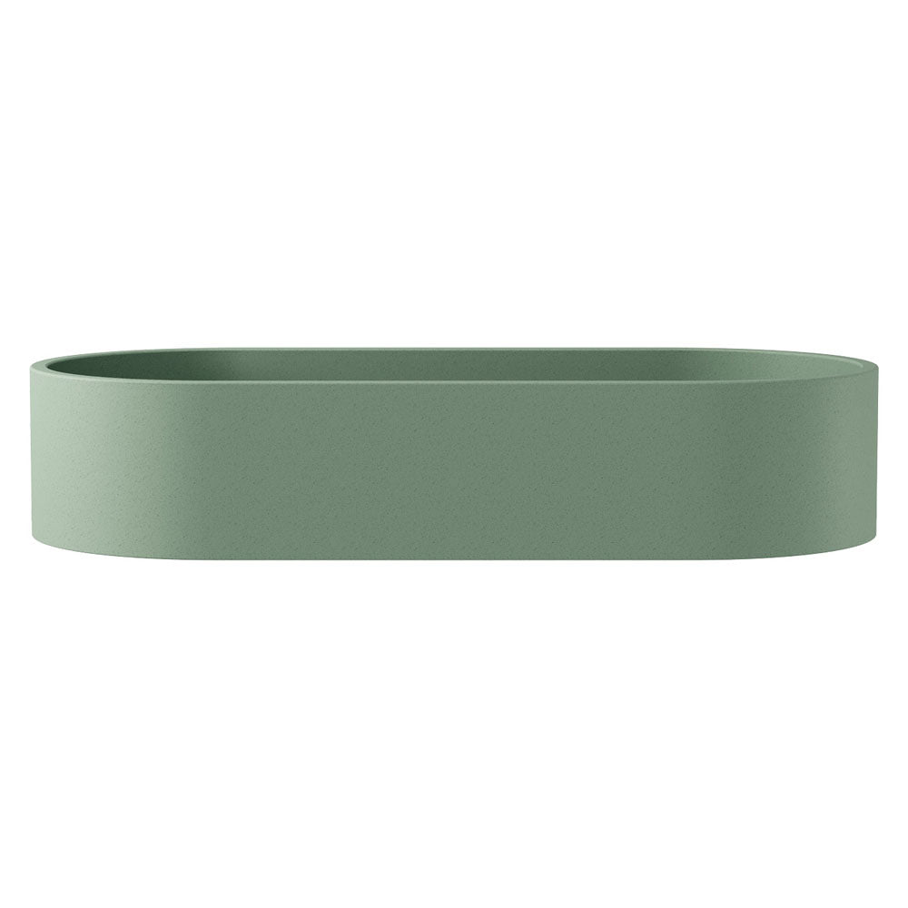 Fienza Jada Pill Oval Concrete Above Counter Basin, Sage