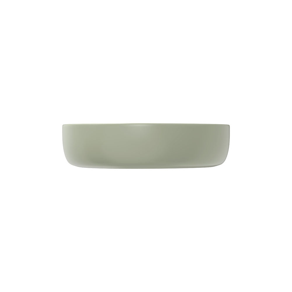 Fienza Pebble Small Above Counter Basin, Matte Olive