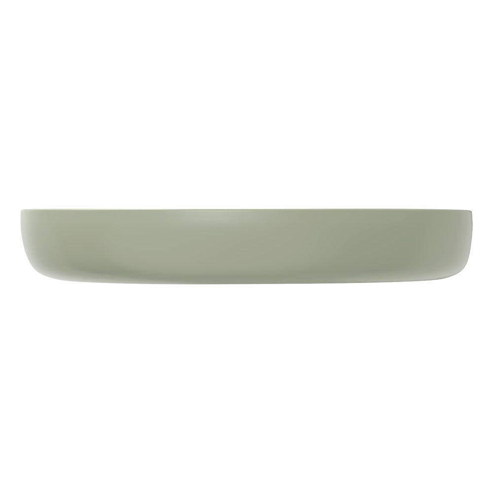 Fienza Pebble Large Above Counter Basin, Matte Olive