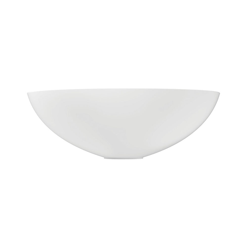 Fienza Aluca Above Counter Basin, Matte White - Clearance